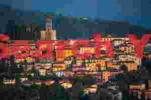 Barga by evening light