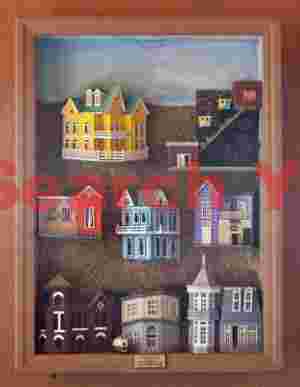 Colorful Bas-Relief Architecture in Valparaiso