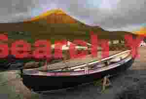 Boat at Gjógv harbour