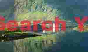 Bridge to Fredvang and 'Toblerone' mountain