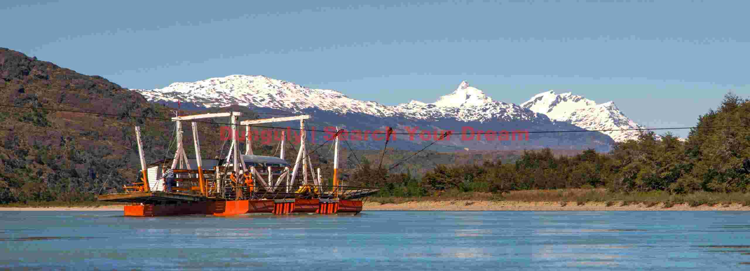Cable Ferry Crossing Rio Baker