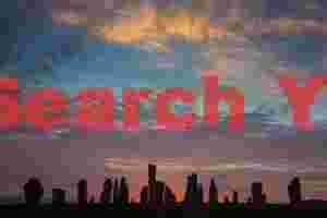 Callanish standing stones, dawn light