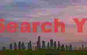 Callanish standing stones, pink clouds