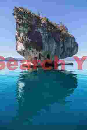 Kayaker at Marble Chapels Side View