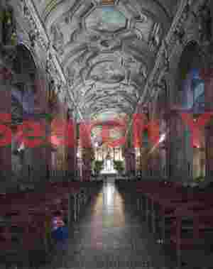Grand Cathedral Interior in Santiago
