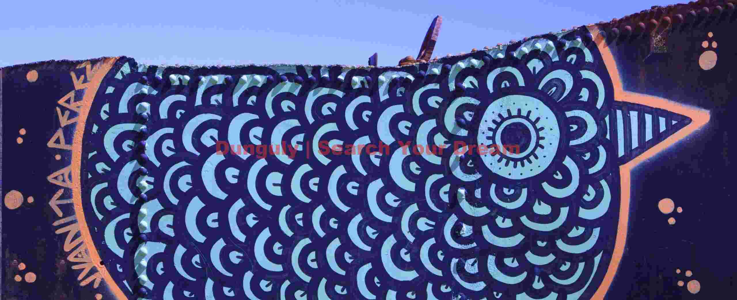 Whimsical Chicken Street Art