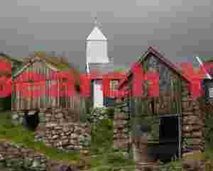 Church and boatsheds