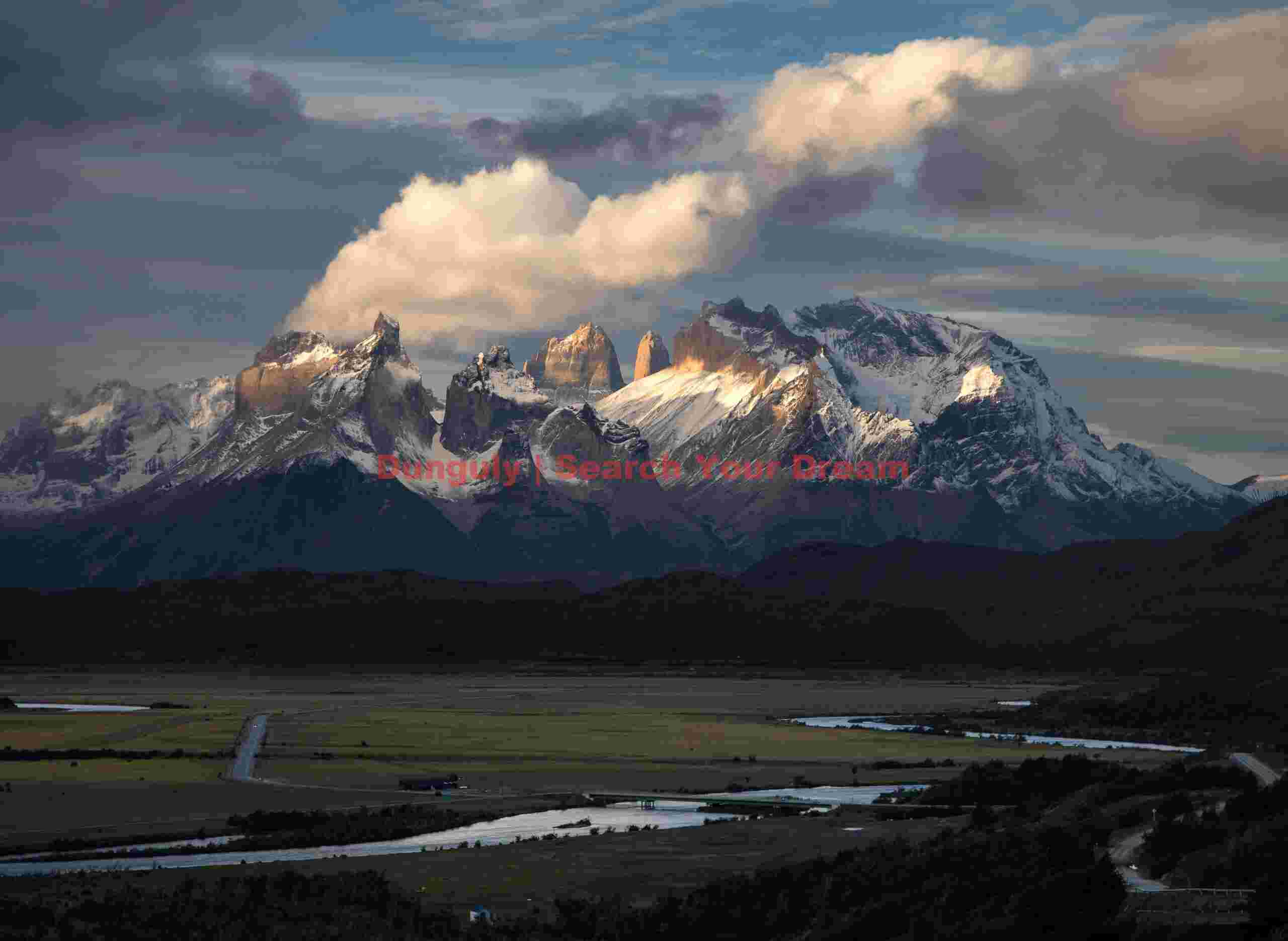 Cuernos del Paine from Mirador Serrano, Torres del Paine National Park, Patagonia