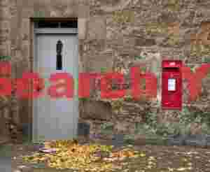 Door and post box