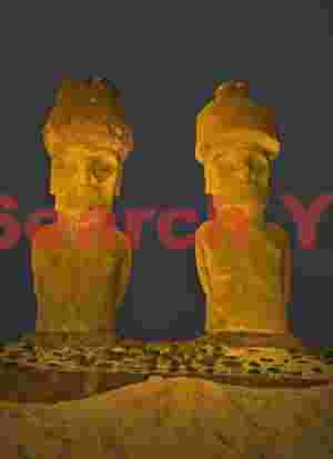 Easter Island - Anakena - Moai Duo