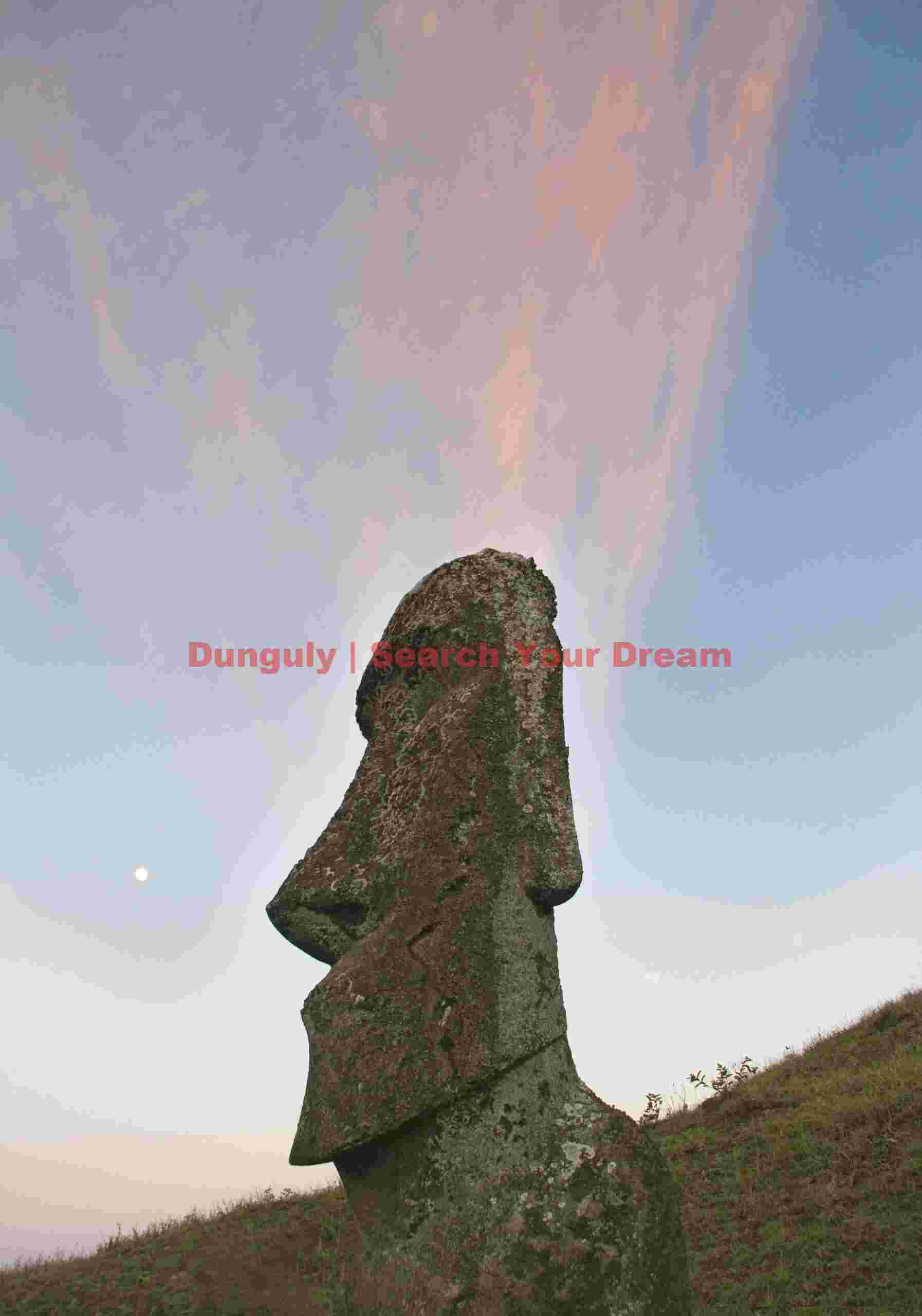 Easter Island - Rano Raraku - Cloud Eruption Moai