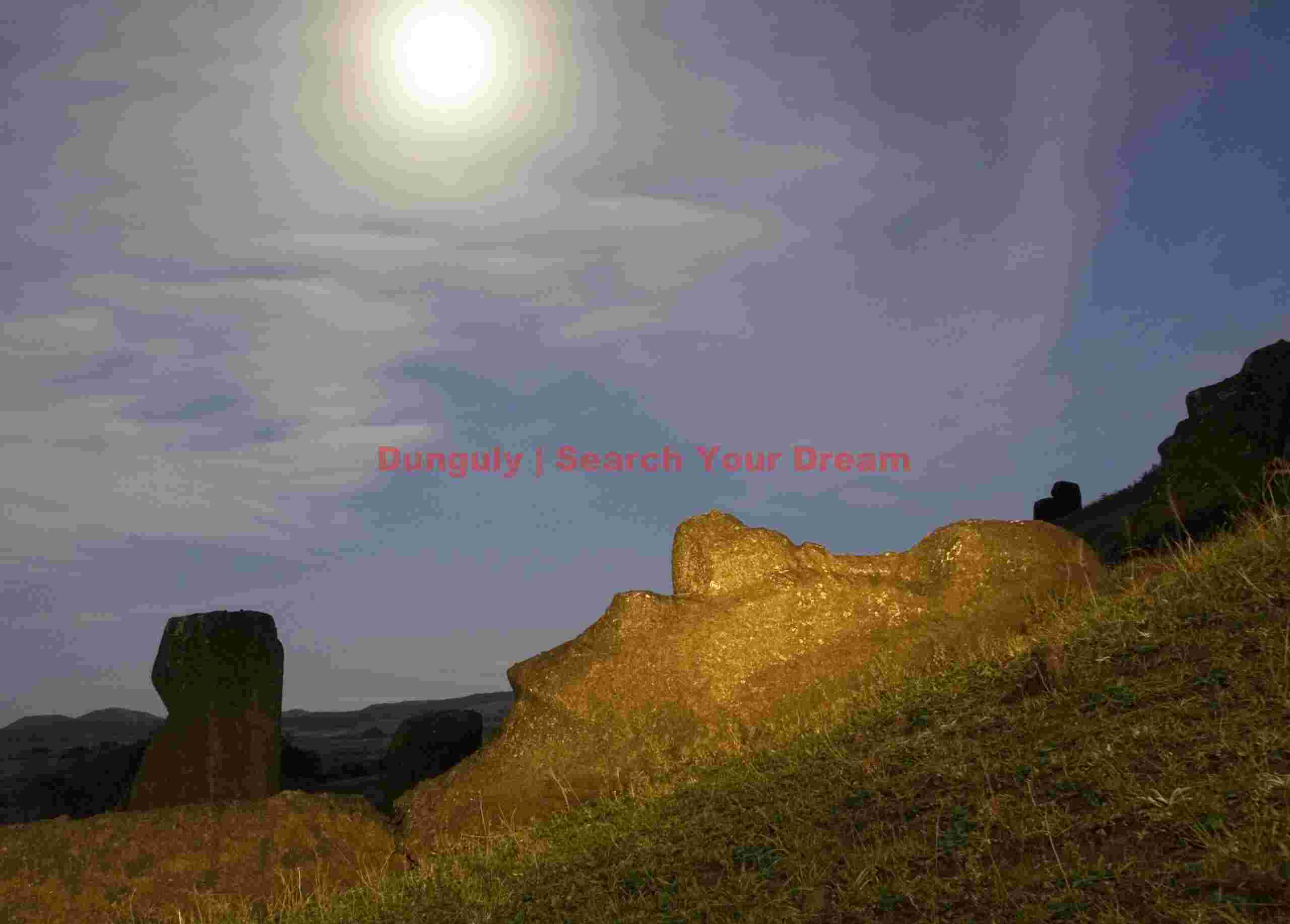 Easter Island - Rano Raraku - Recumbent Moai