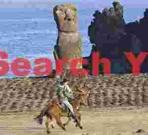 Easter Island - Tahai - Lone Moai North of Tahai