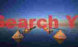 First light of yellow sunrays on the salt cones