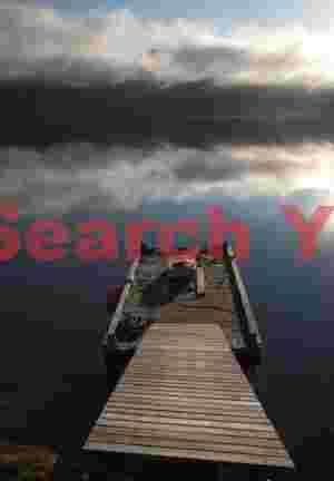 Jetty, cloud reflections