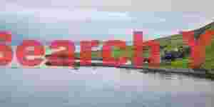 Kirkjubøur, distant view