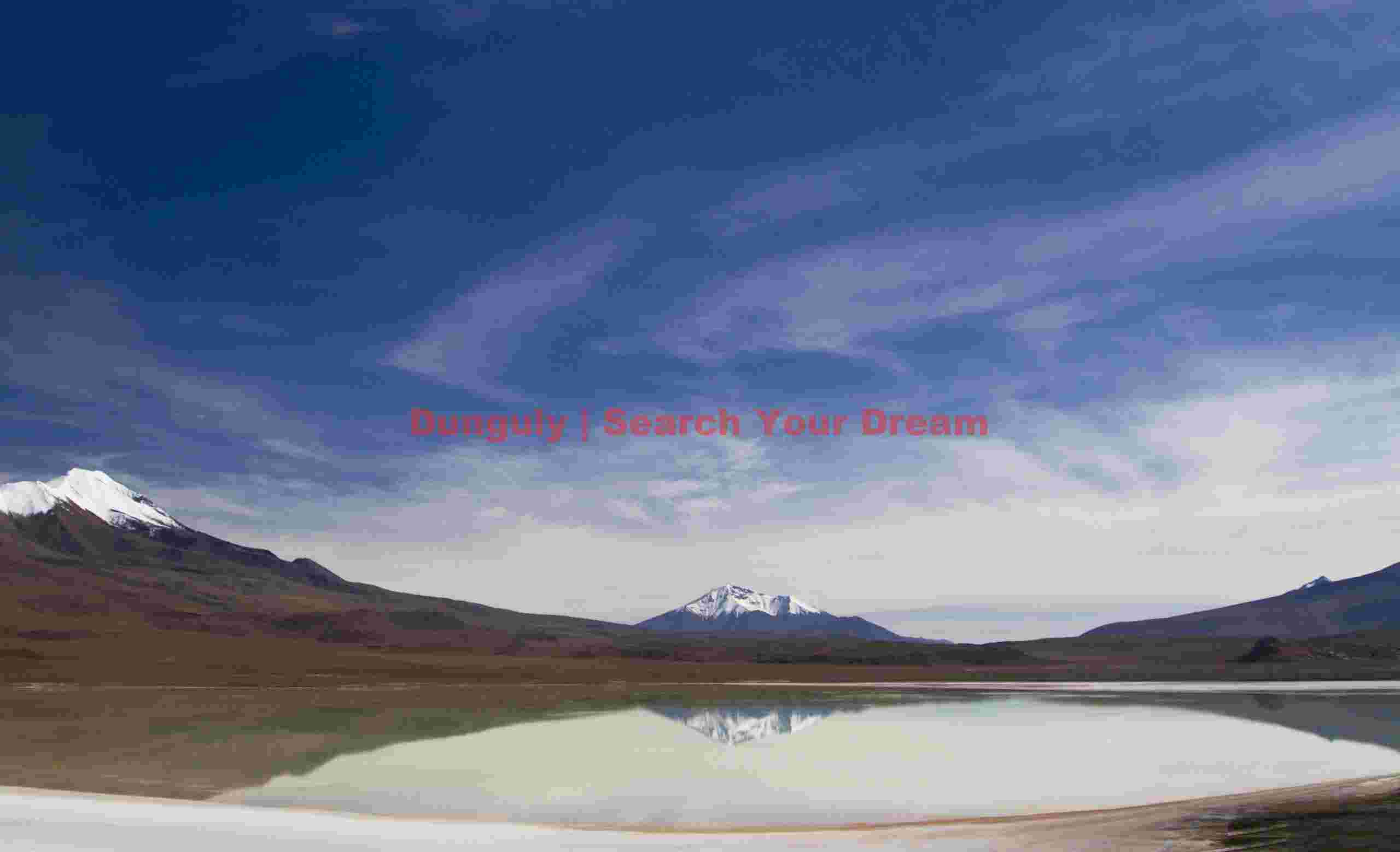 Lagoon symmetry - Bolivian Altiplano