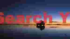 Land Cruiser reflection at twilight