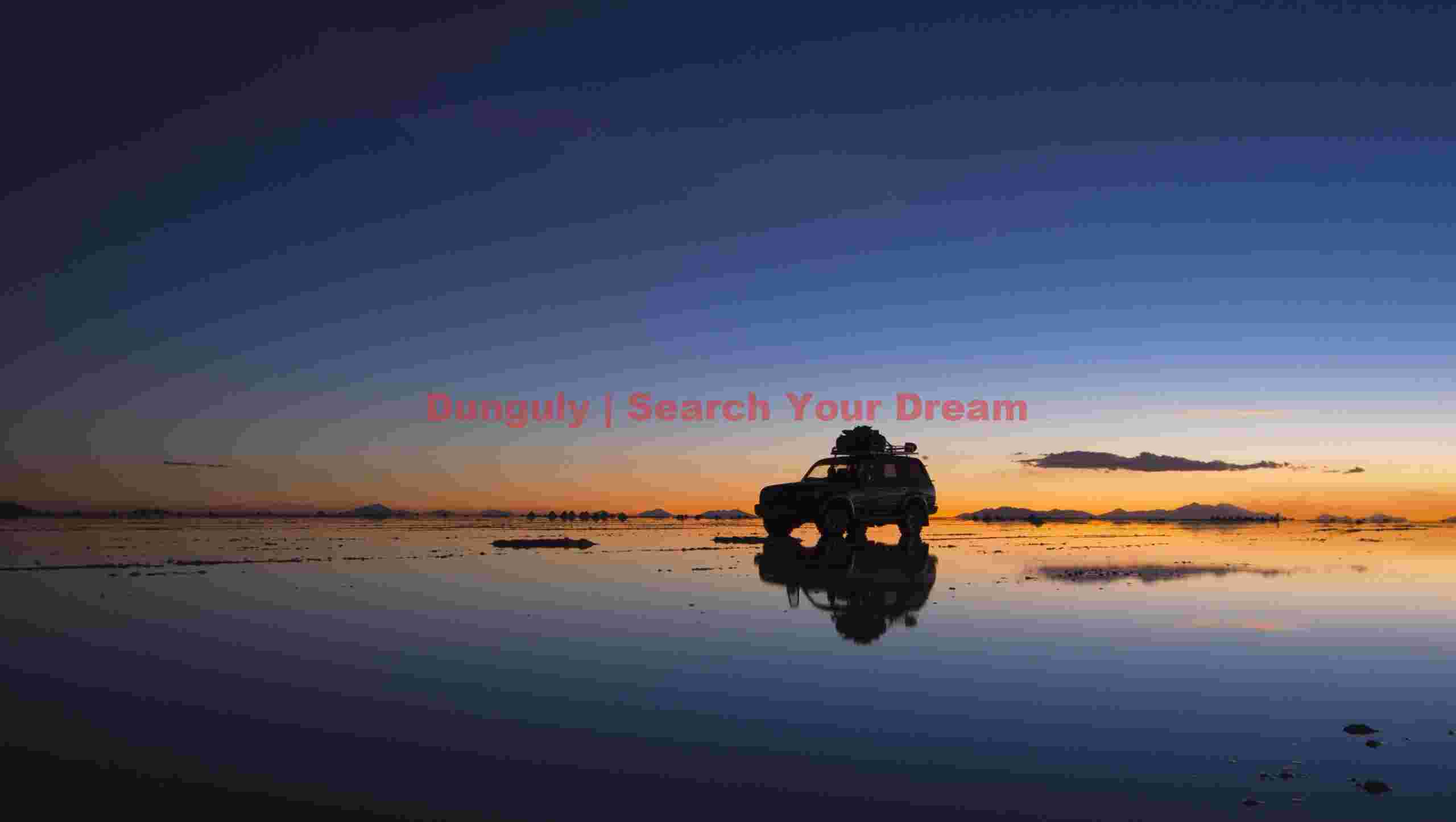 Land Cruiser reflection at twilight