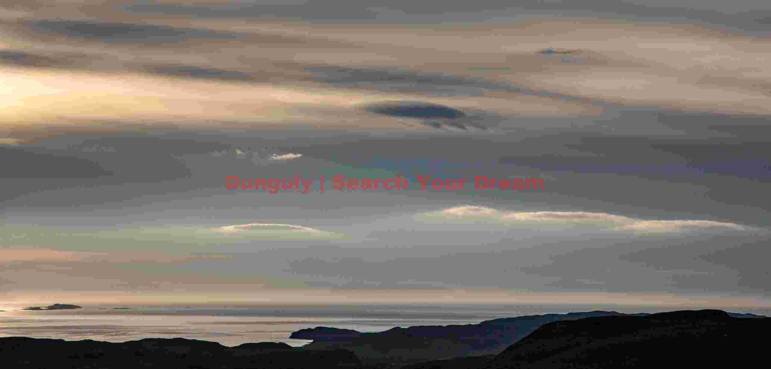 Luminescent clouds over Loch Snizort