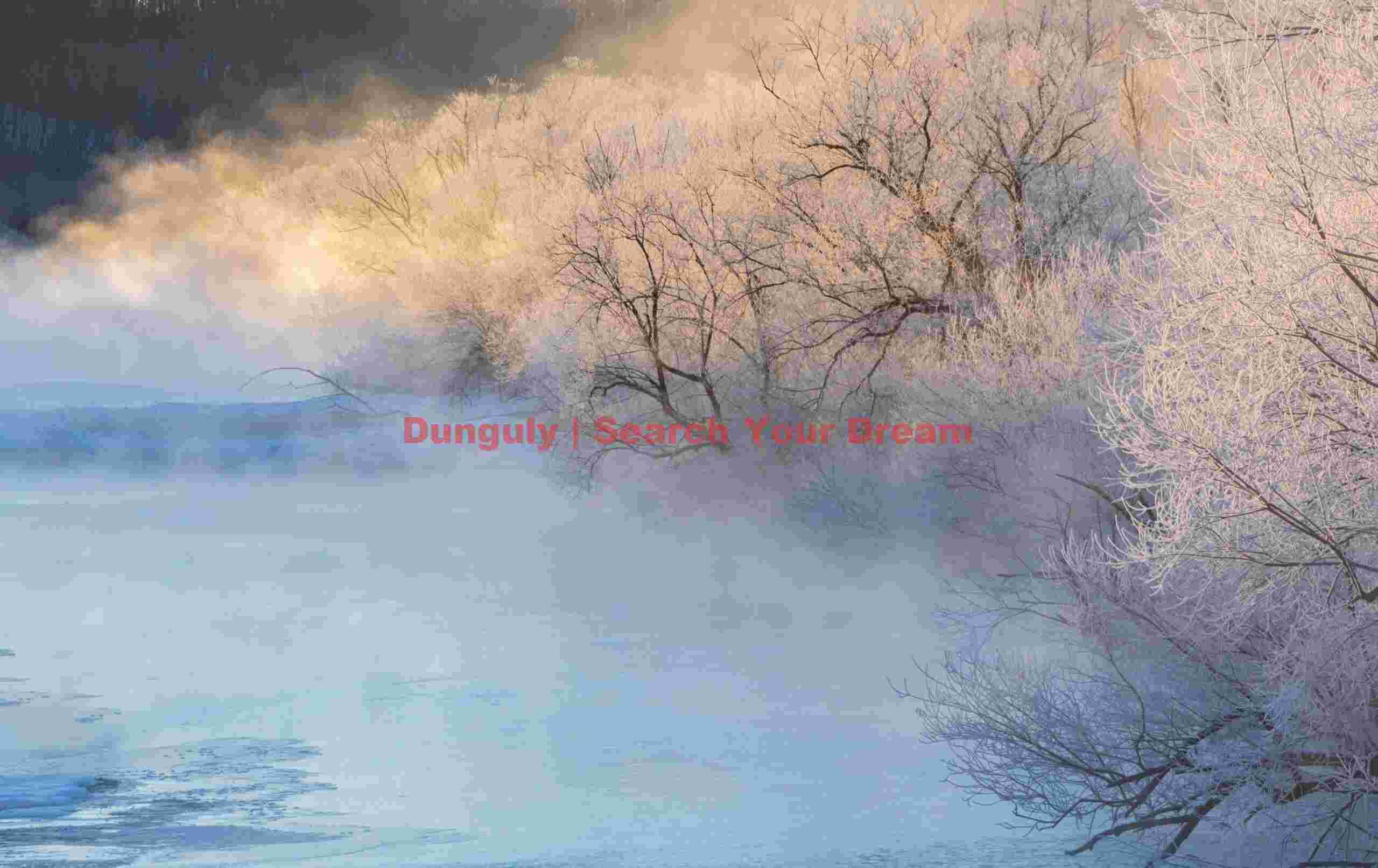 Mist at sunrise on the Otowa river