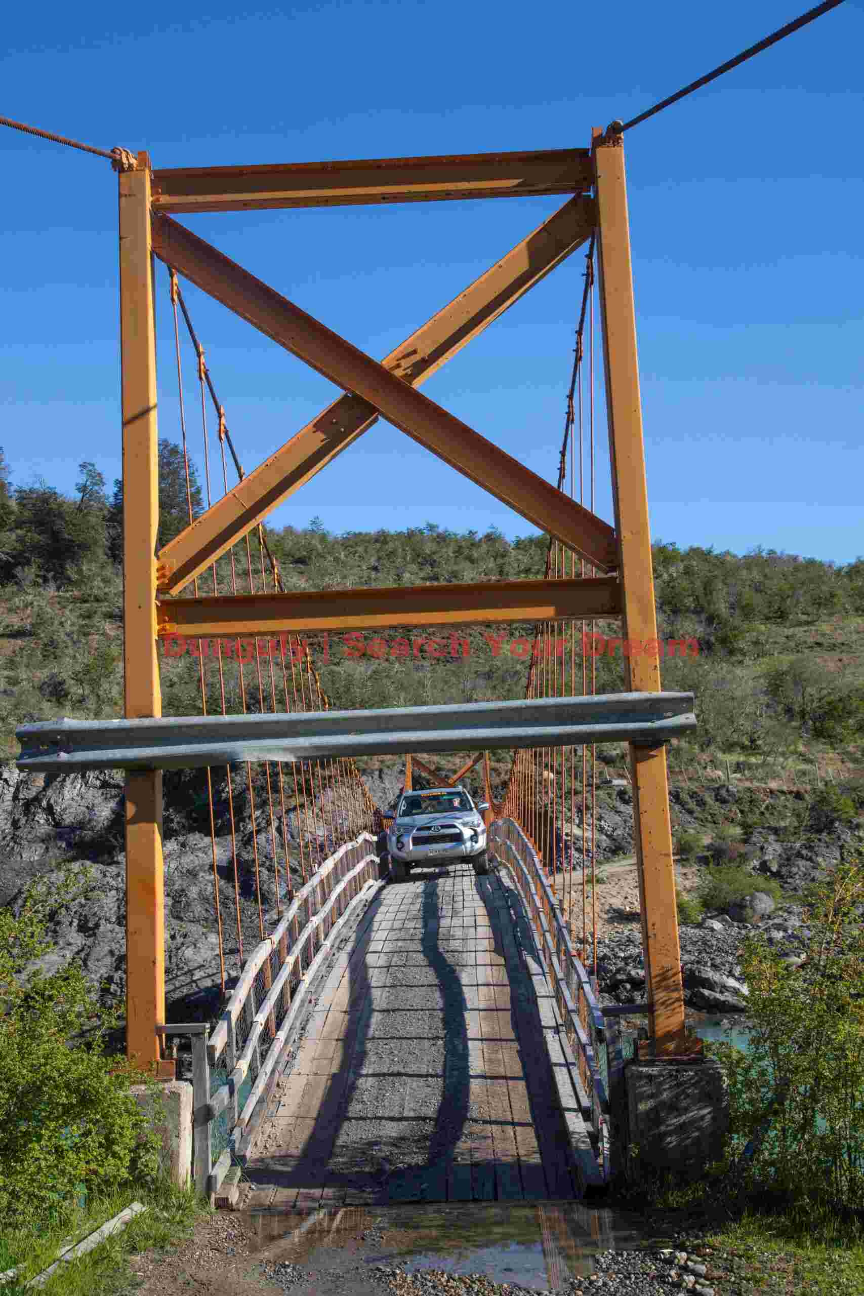 Narrow Suspension Bridge