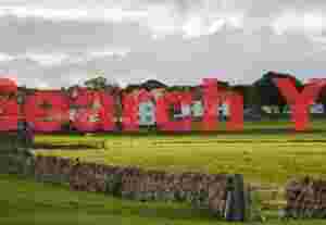 Northumbria; Lindisfarne village