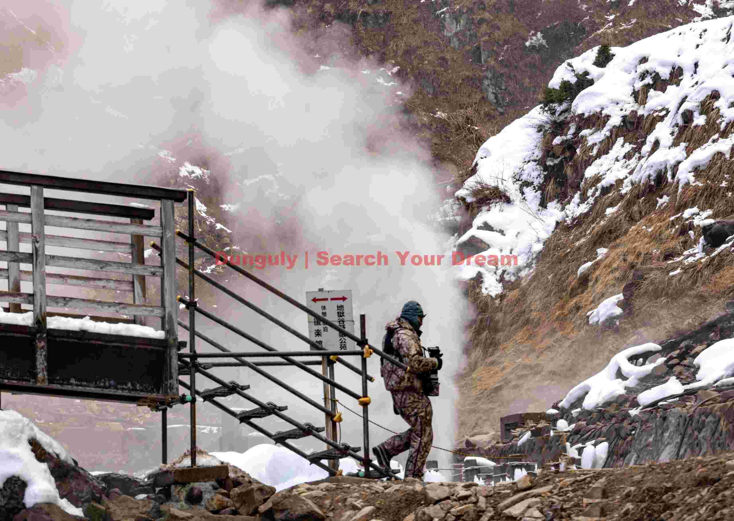 The perpetual geyser that gives 'Hell Valley' its name