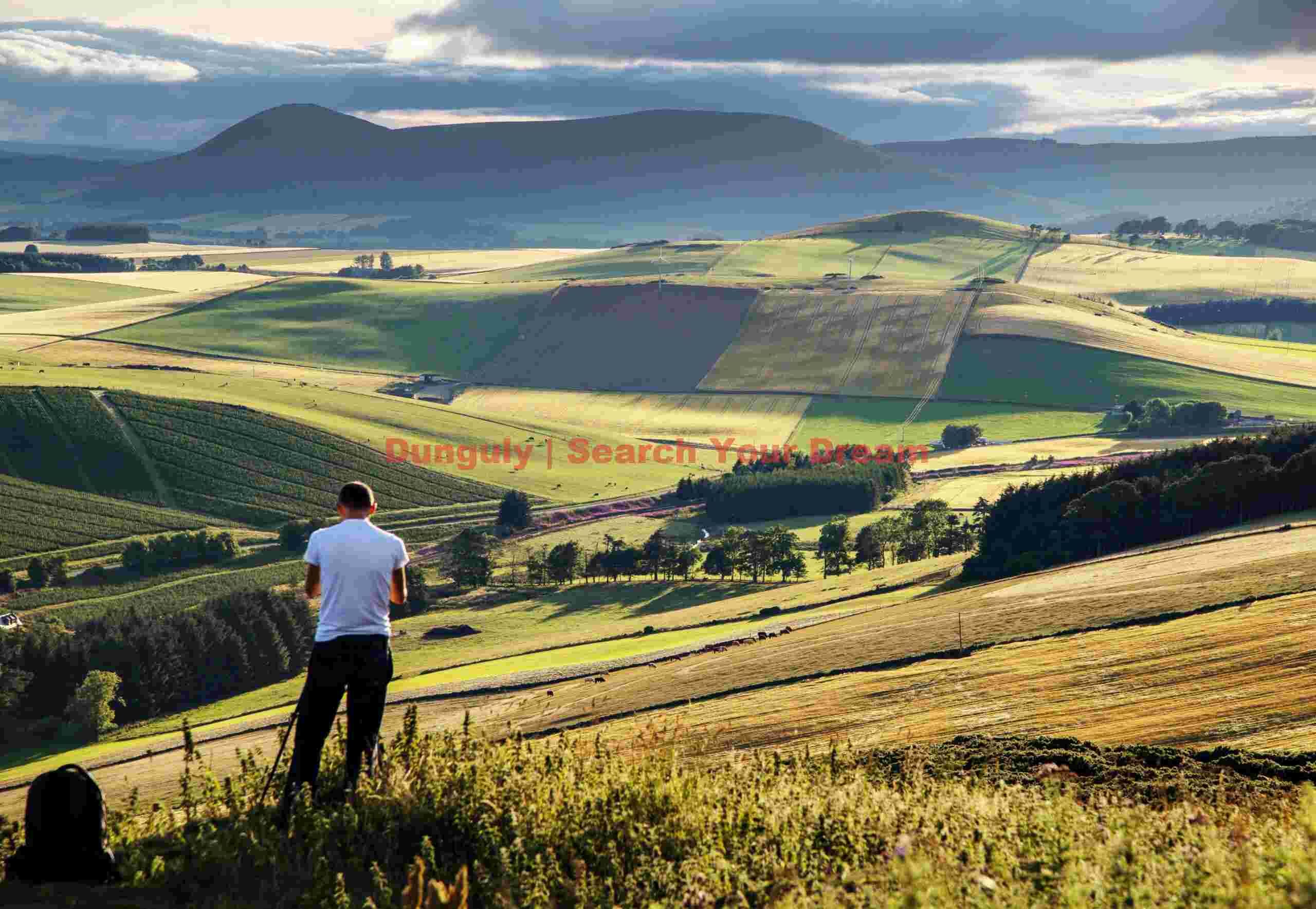 View from Dunnideer Castle