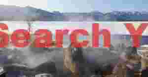 View over onsen of whooper swans on Lake Kussharo