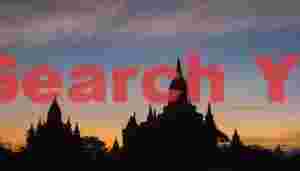 Bagan dawn sillhouettes