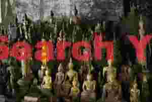 Buddhist statuary, upper Pak Ou Cave, Laos