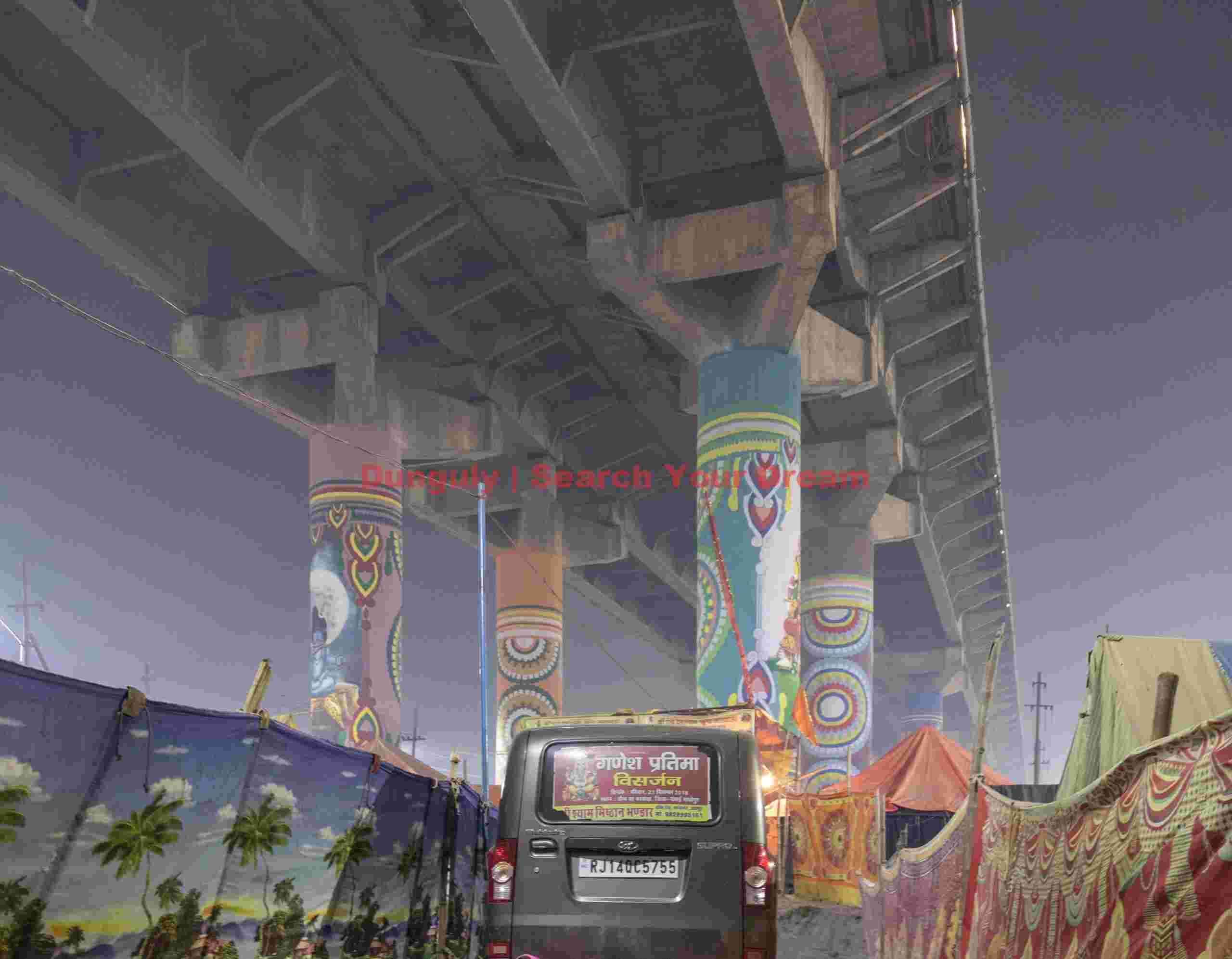 Camping under the bridge