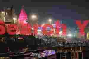 Dasawamedh Ghat before the Aarti ceremoy