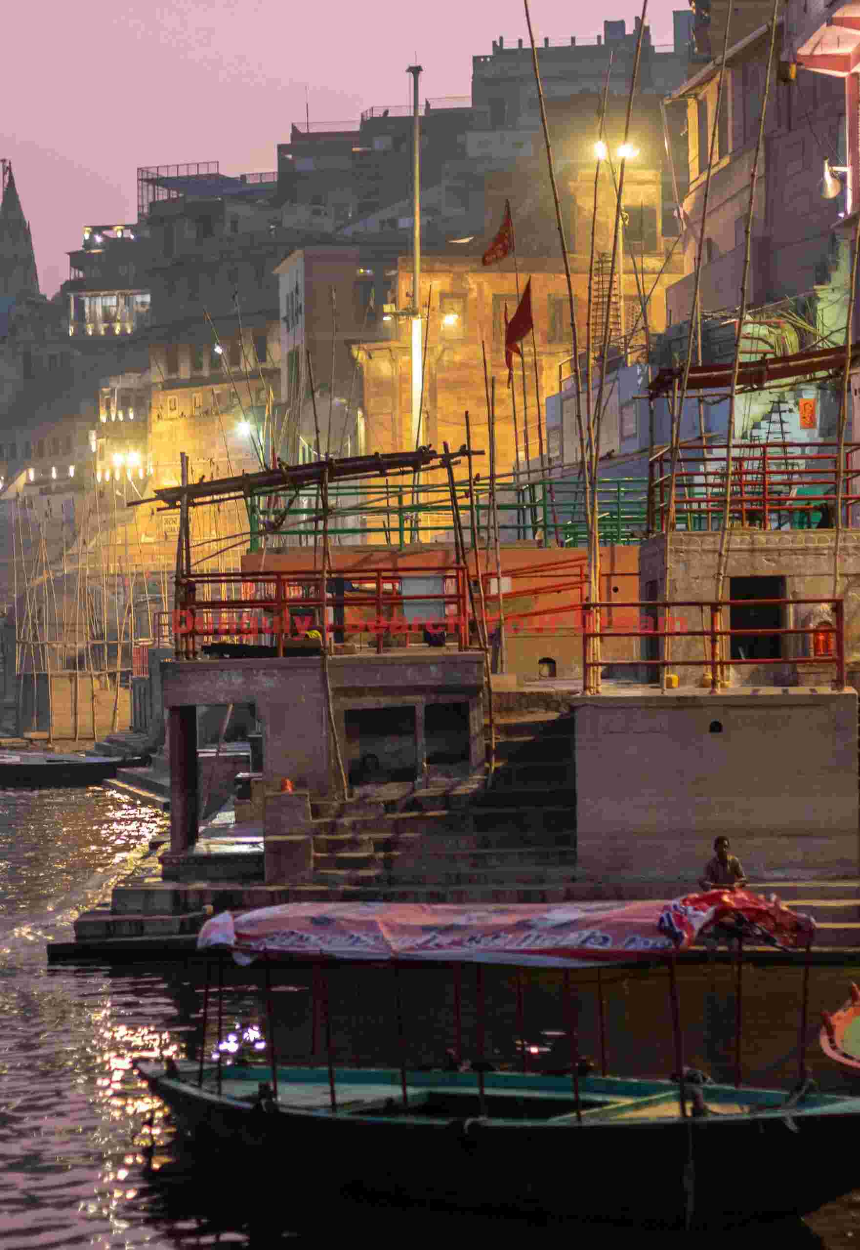 Dusk; Varanasi