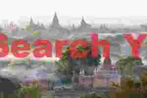 Early morning mist between the temples