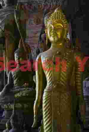 Golden Buddah, lower Pak Ou Cave, Laos