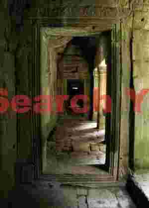 Green hallway, Angkor Thom, Cambodia