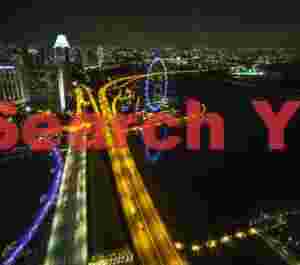 Highways and ferris wheel