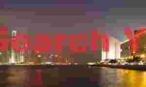 Hong Kong and Kowloon nightscape