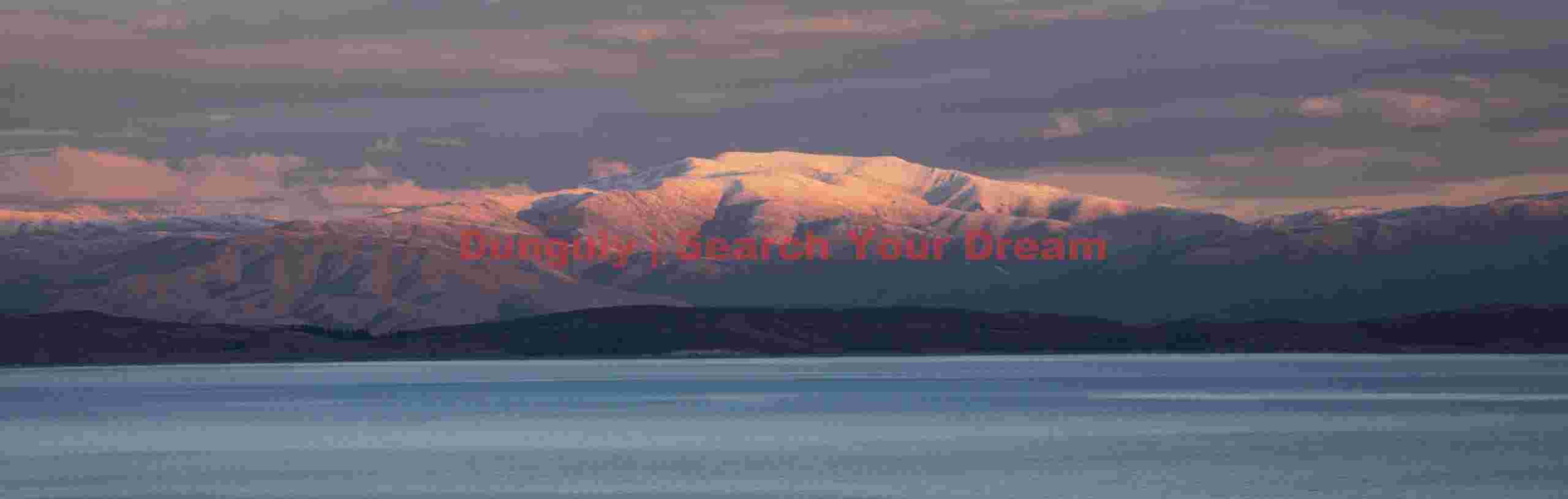 Last sunlight on the montains east of Lake Pukaki