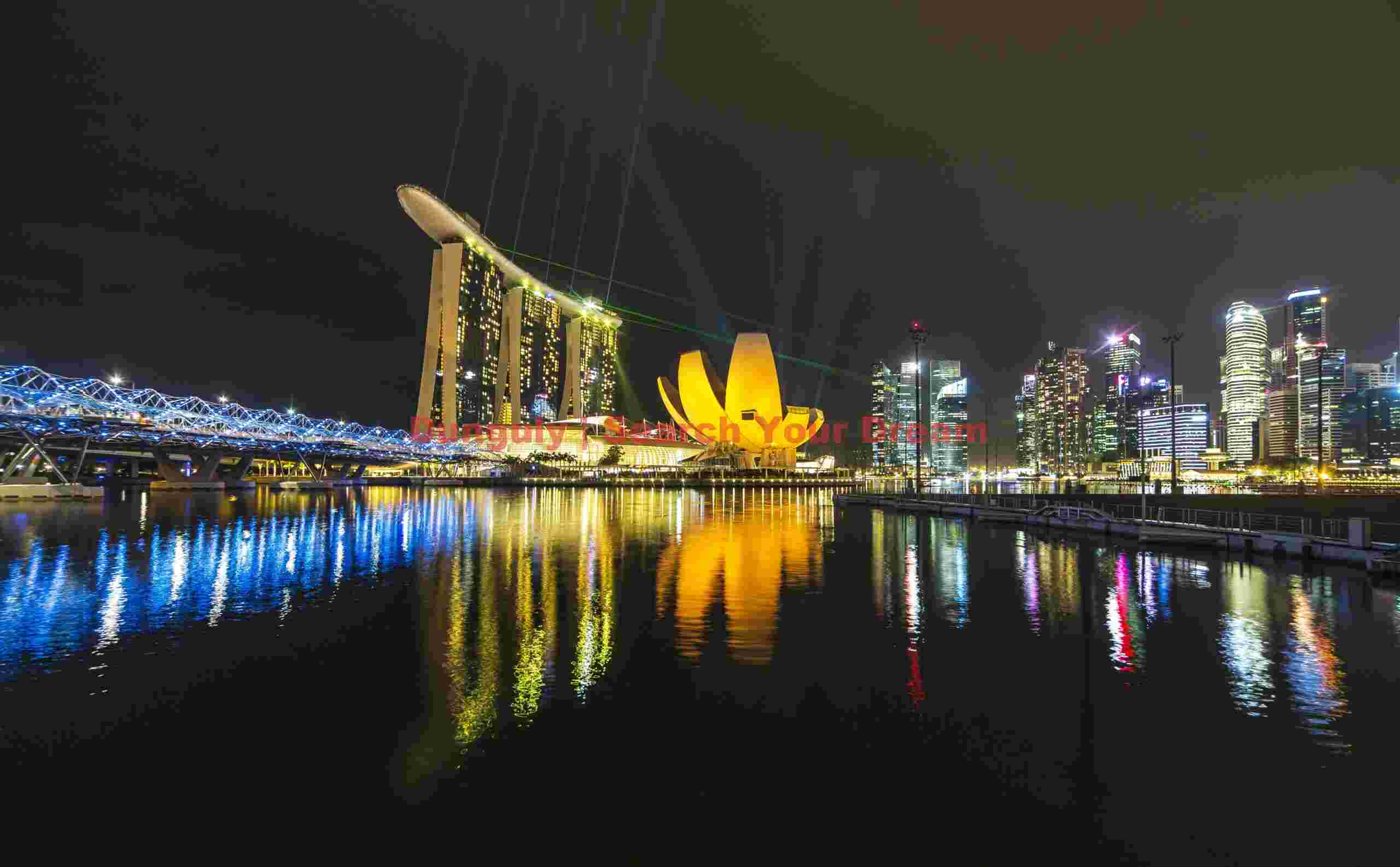 Marina Bay light show