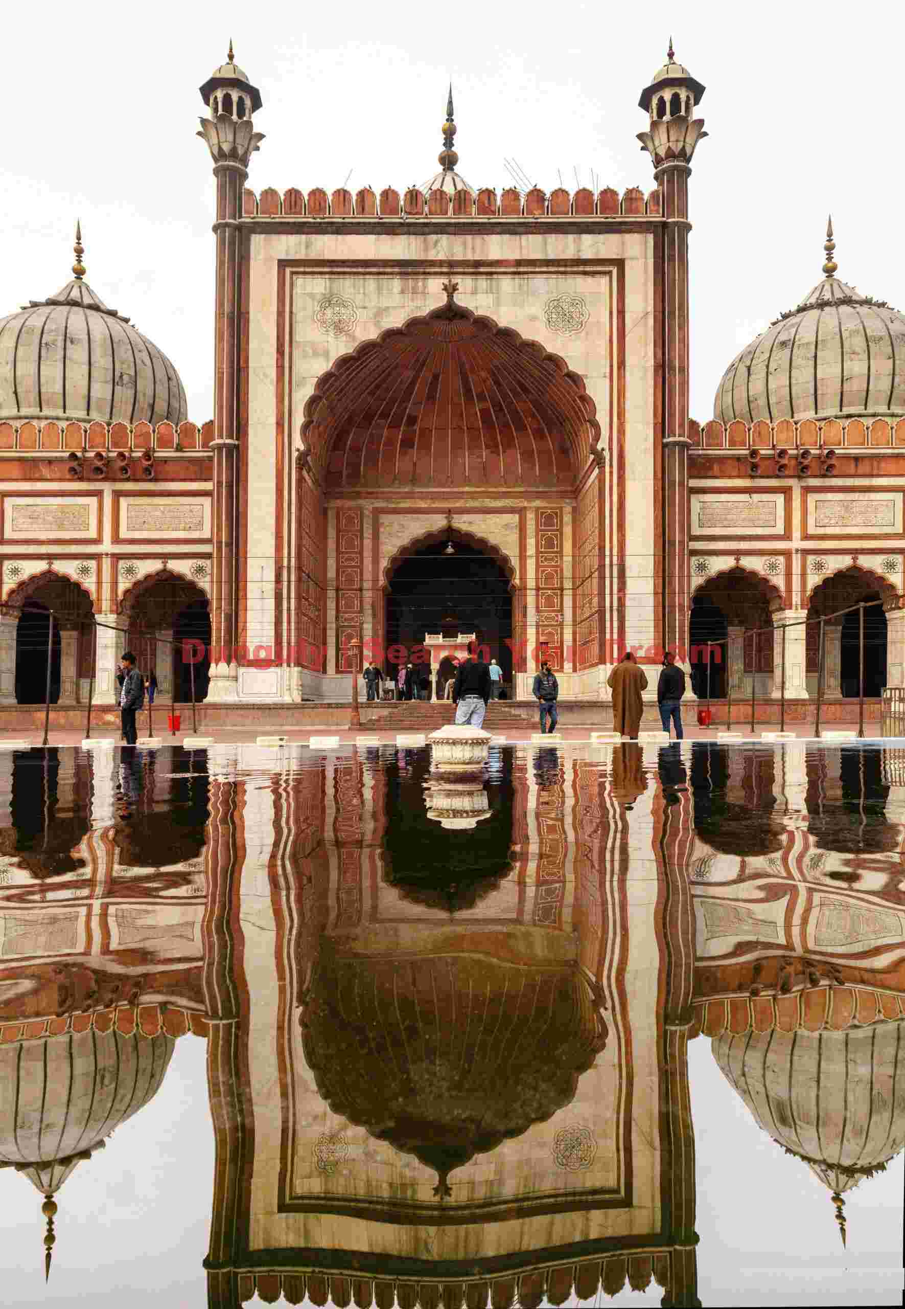 Mosque reflection