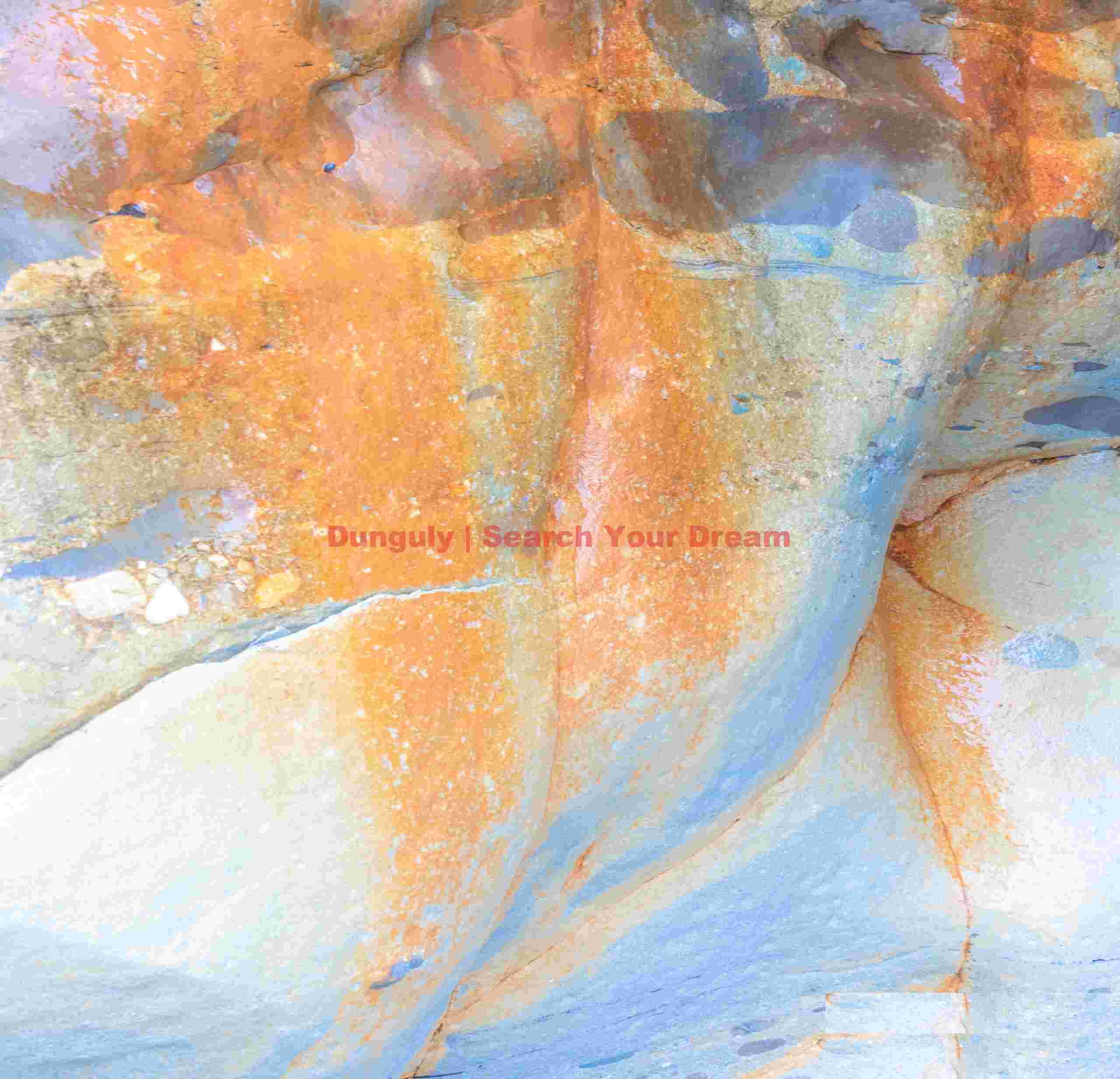 Orange and blue comma