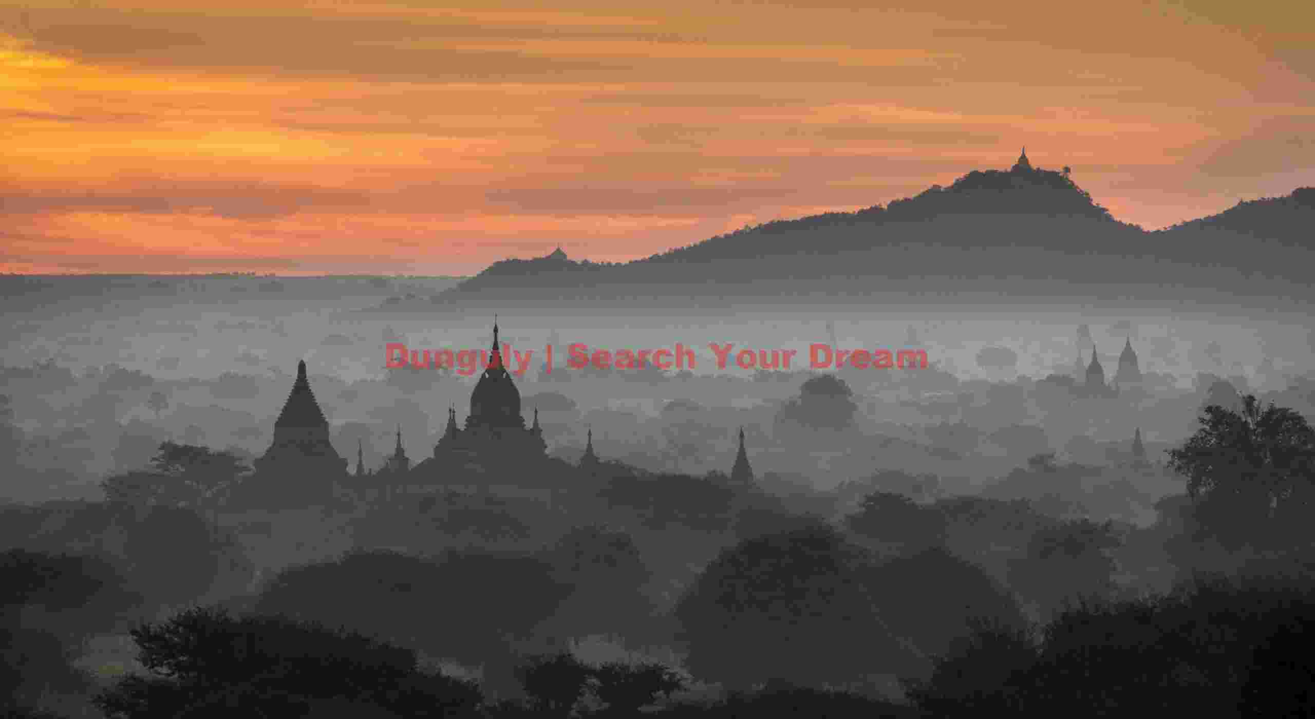 Pre-dawn light over Bagan