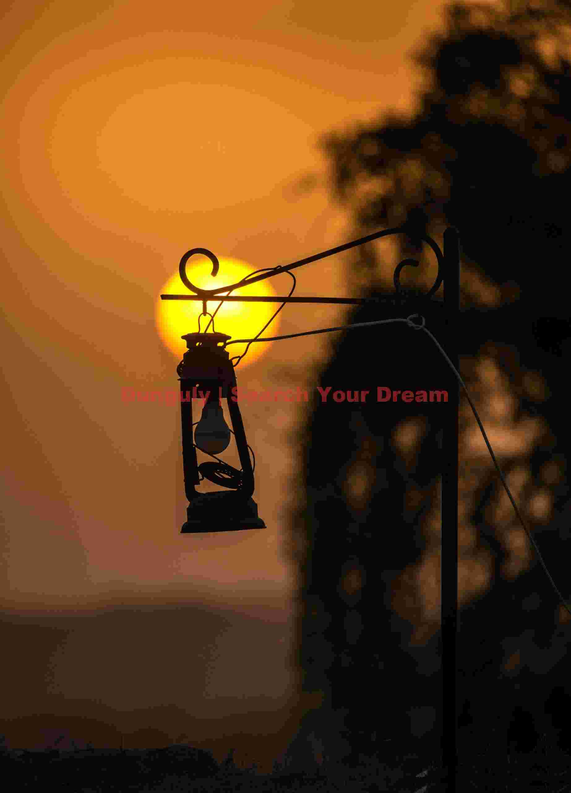 Sunrise through a lantern